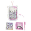 Set de papelería Hello Kitty con estuche, cuaderno y bolígrafo rosa