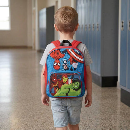 Mochila infantil CERDÁ de Los Vengadores Marvel en rojo y azul - 2