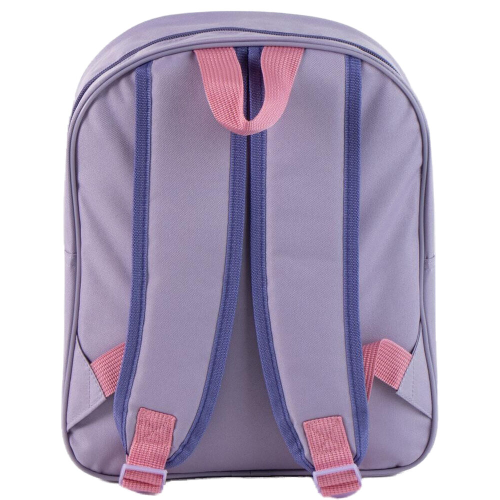 Mochila infantil lila de Kuromi Hello Kitty con bolsillo frontal - 2