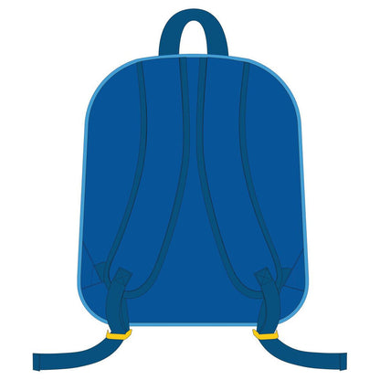 Mochila infantil azul de Sonic the Hedgehog con bolsillo frontal - 2