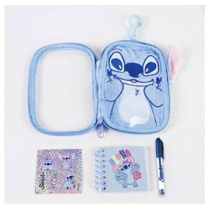 Set de papelería Disney Stitch con estuche, cuaderno y bolígrafo - 2
