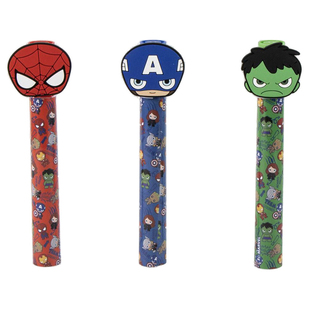 Subrayadores gigantes Marvel Avengers de Spider-Man, Capitán América y Hulk - 2