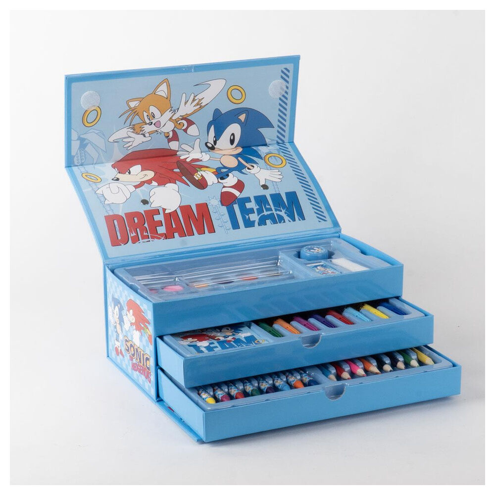 Maletín de papelería coloreable Sonic the Hedgehog - 4