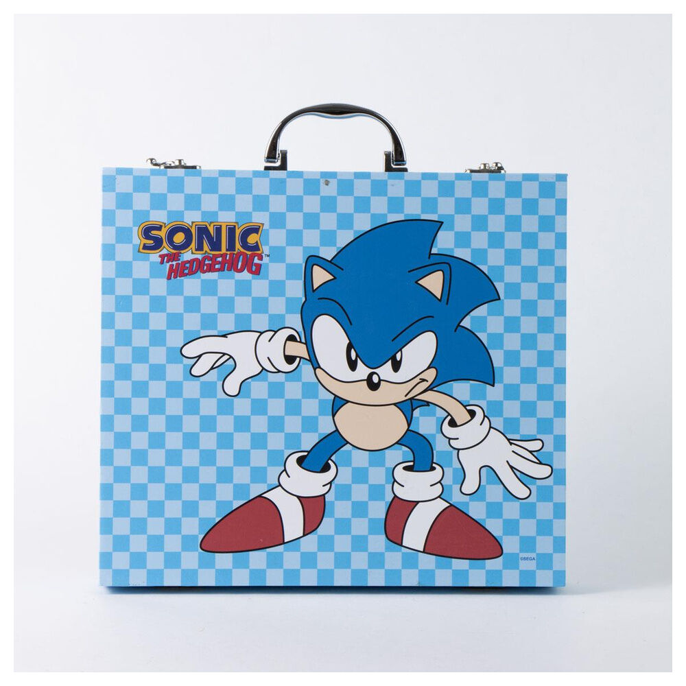 Maletín para colorear de Sonic the Hedgehog con material de dibujo - 4