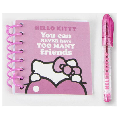 Set de papelería Hello Kitty con estuche, cuaderno y bolígrafo rosa - 4
