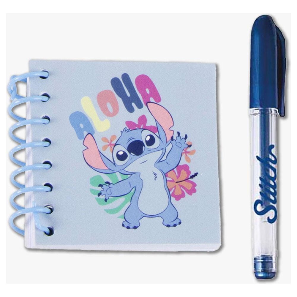 Set de papelería Disney Stitch con estuche, cuaderno y bolígrafo - 4