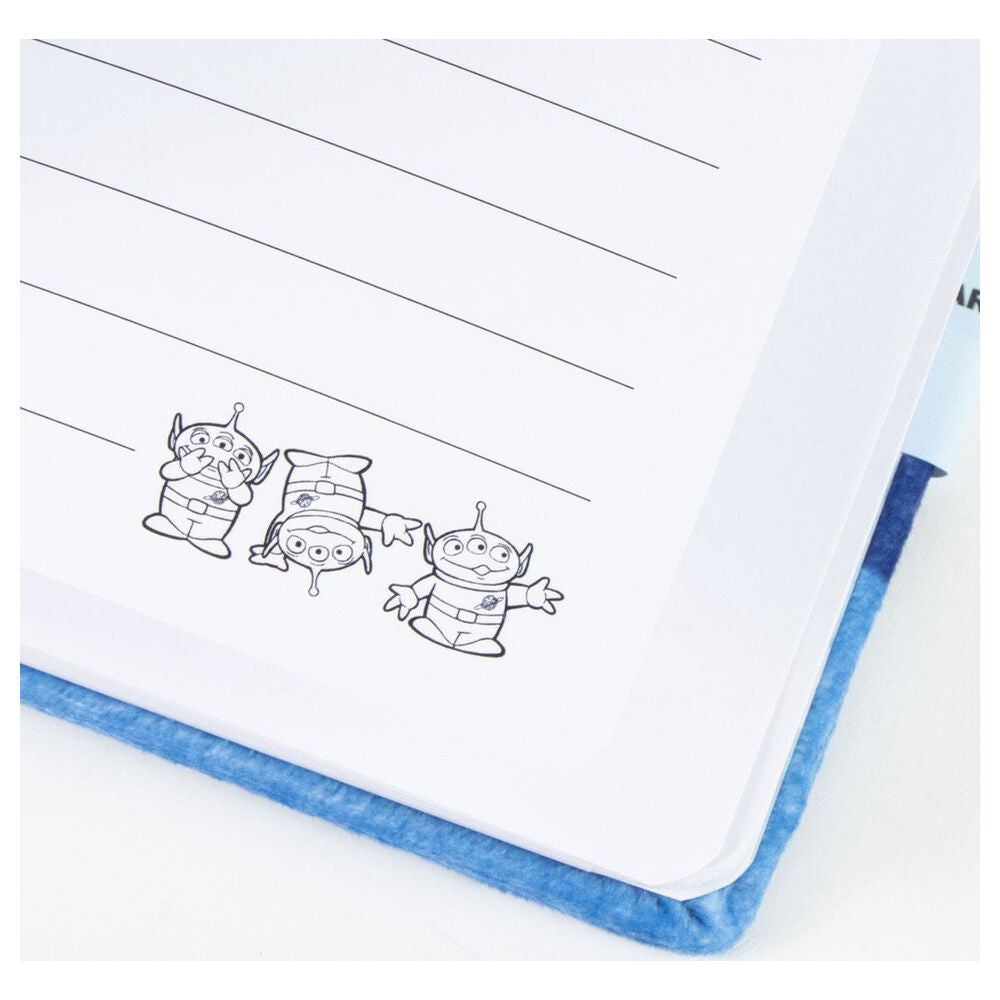 Cuadernos de peluche Toy Story con diseños de Woody, el marciano y Lotso - 5