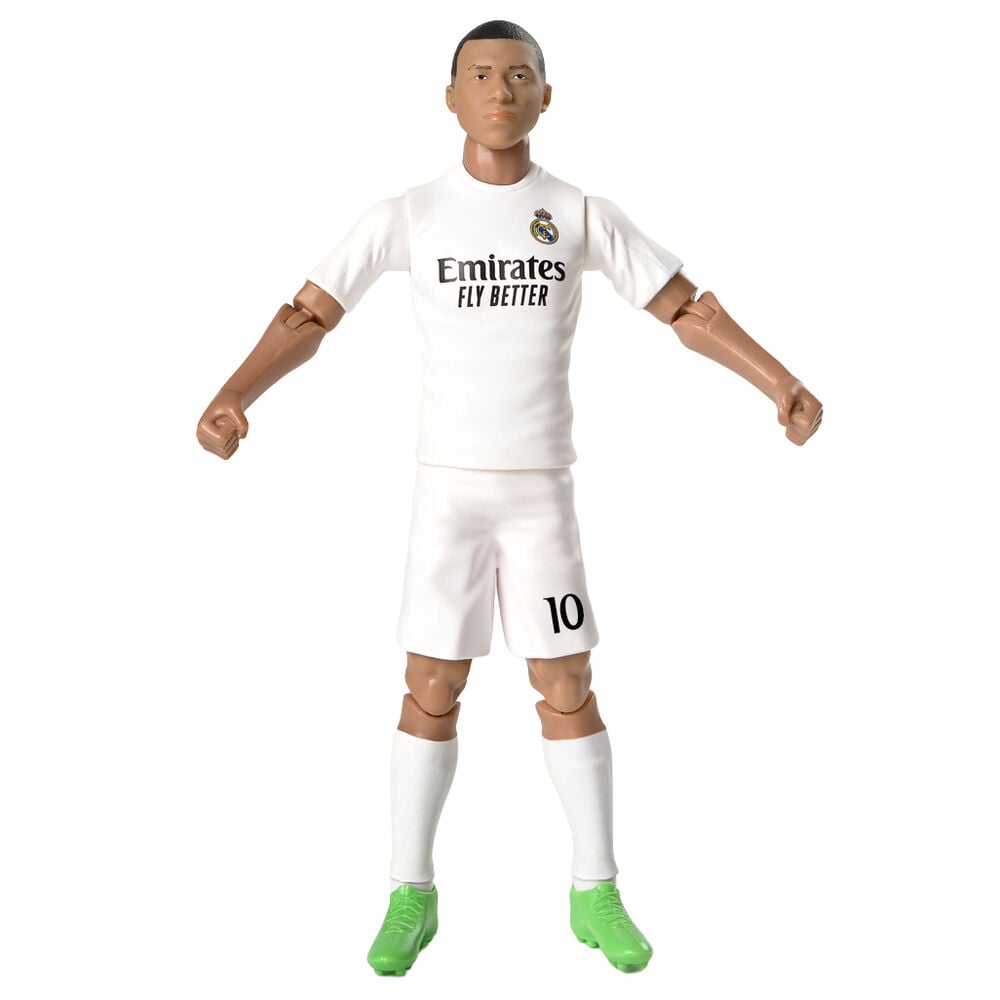 Figura articulada de Mbappé con la equipación blanca del Real Madrid