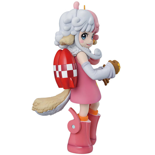 Figura Ichibansho de Atlas de One Piece con vestido rosa y accesorio rojo - 2