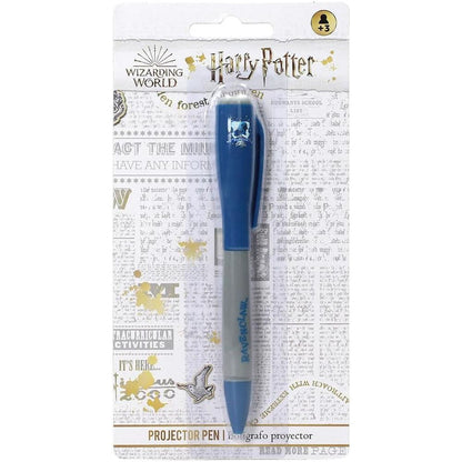 Bolígrafo azul y gris Ravenclaw de Harry Potter con clip lateral - 3