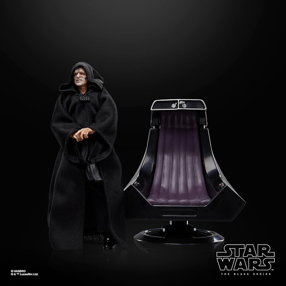 Figura articulada de Emperor Palpatine con trono Star Wars - 2