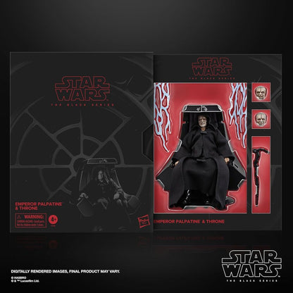 Figura articulada de Emperor Palpatine con trono Star Wars - 4
