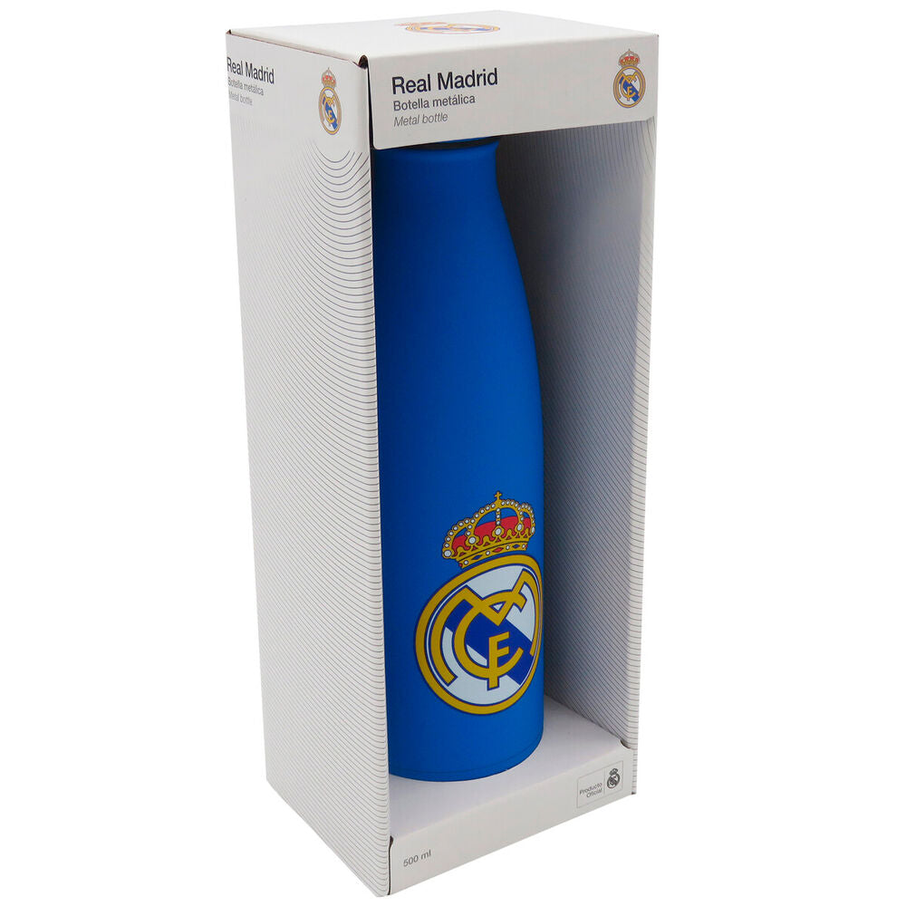 Botella térmica azul del Real Madrid de acero inoxidable - 4
