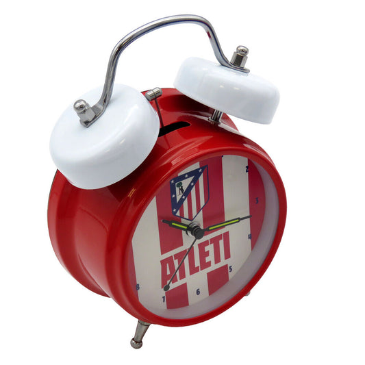 Despertador analógico rojo y blanco del Atlético de Madrid - 2