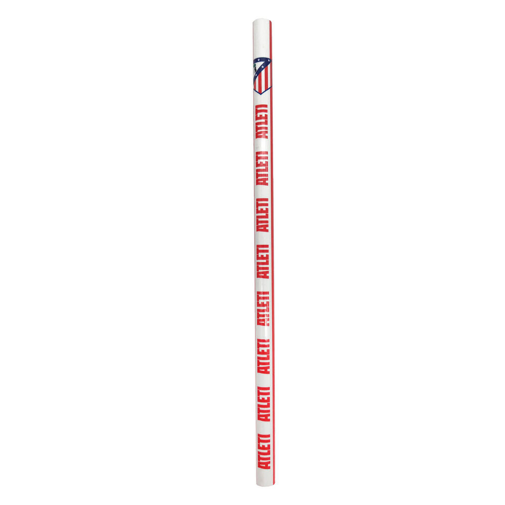 Set de papelería del Atlético de Madrid con portatodo y accesorios rojiblancos - 5