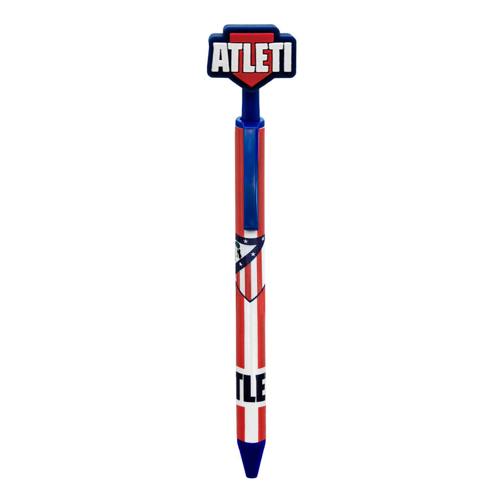 Set de papelería del Atlético de Madrid con portatodo y accesorios rojiblancos - 6