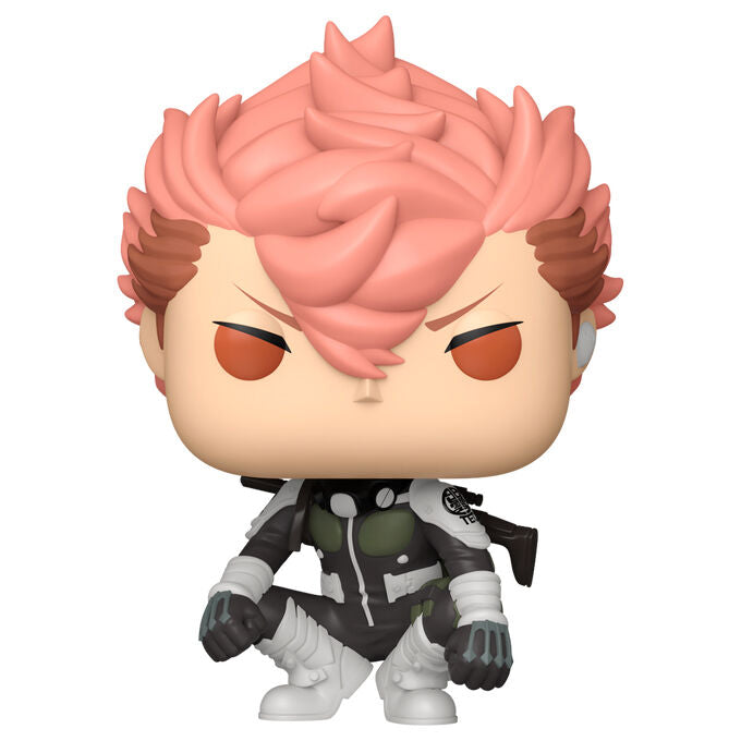 Figura Funko POP! de Iharu Furuhashi con cabello rosa y uniforme