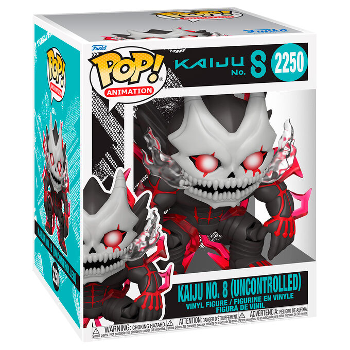 Figura Funko POP! Super Kaiju No. 8 con cuernos y detalles rojos - 2