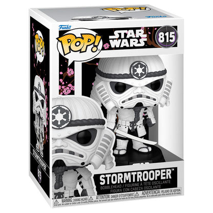 Figura Funko POP! Star Wars Stormtrooper con armadura blanca y base negra - 2