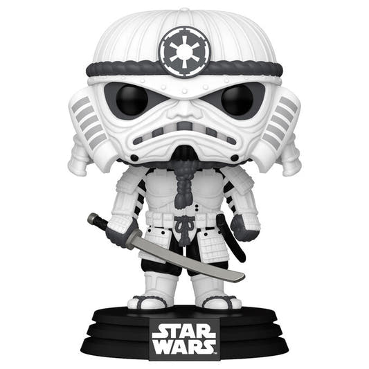 Figura Funko POP! Star Wars Stormtrooper con armadura blanca y base negra