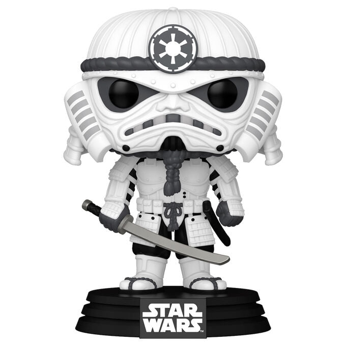 Figura Funko POP! Star Wars Stormtrooper con armadura blanca y base negra