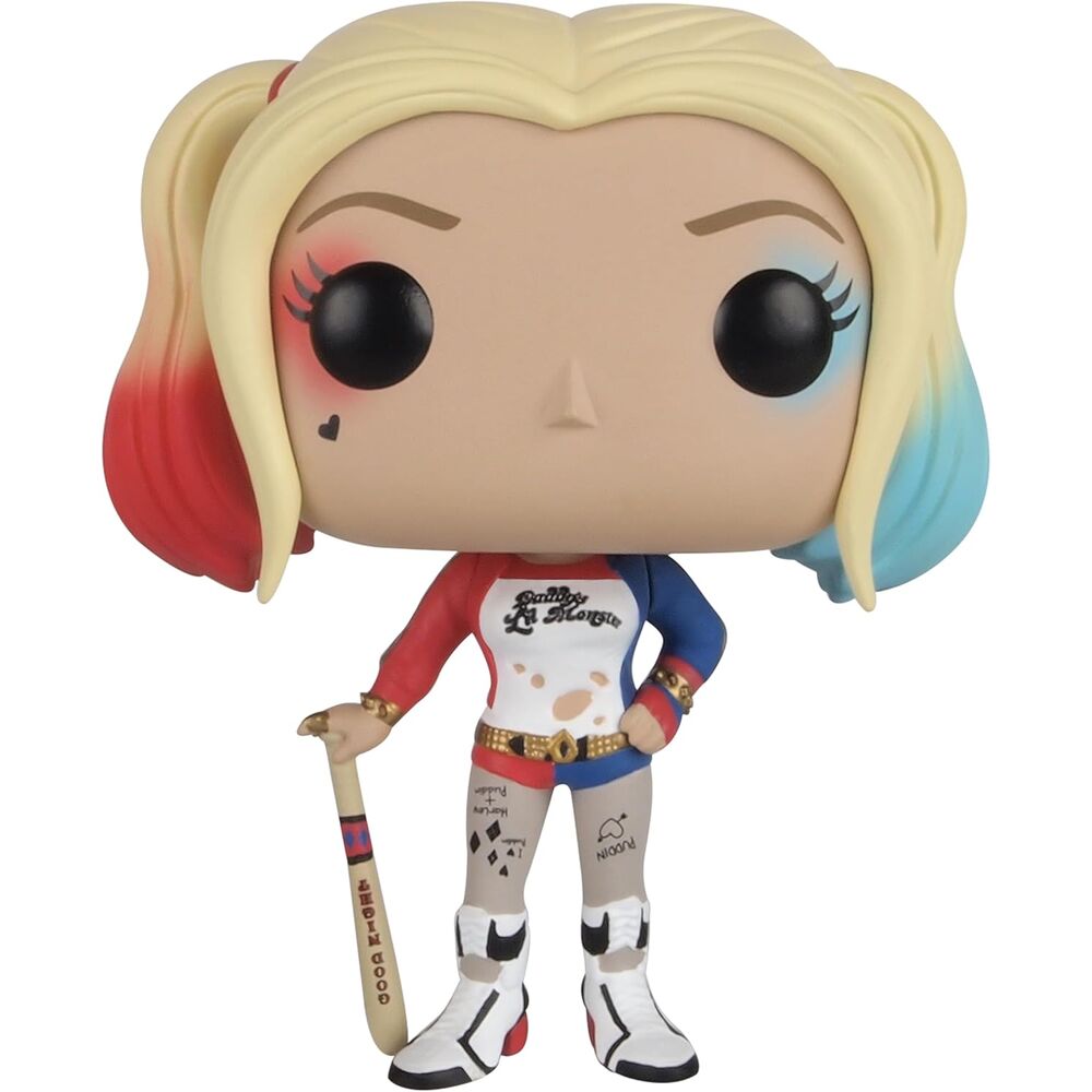 Figura Funko POP! de Harley Quinn de Escuadrón Suicida con bate