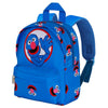 Mochila azul de Coco de Barrio Sésamo con bolsillo frontal