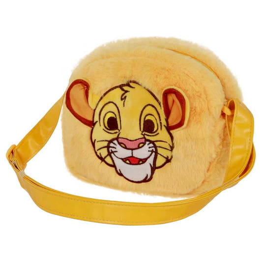 Bolso de peluche amarillo de Simba de El Rey León Disney