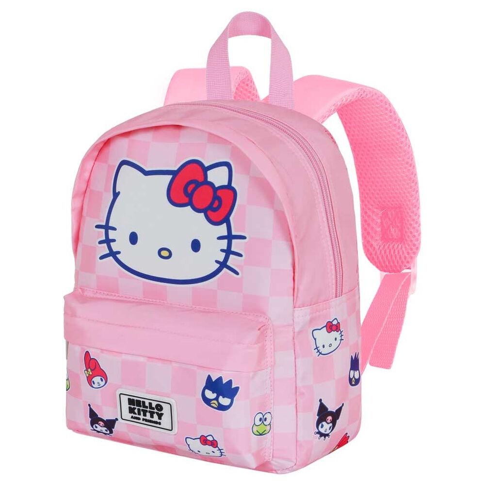Mochila rosa Chess de Hello Kitty and Friends con bolsillo frontal
