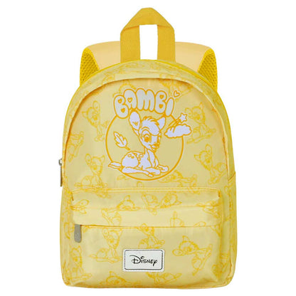 Mochila preescolar amarilla de Bambi Disney con bolsillo frontal - 2