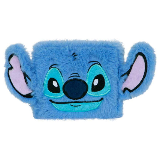 Monedero de peluche azul con el rostro de Stitch Disney - 2