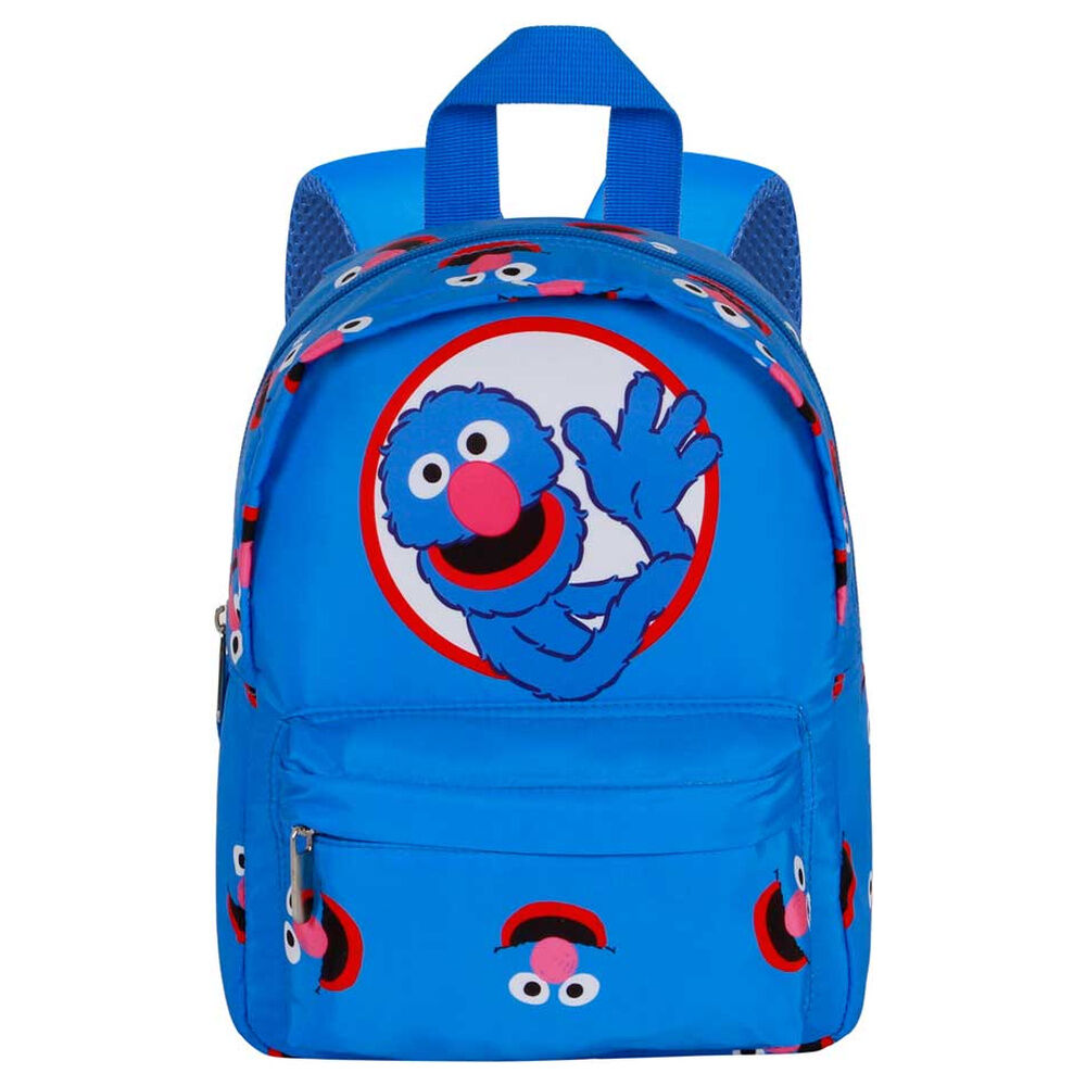 Mochila azul de Coco de Barrio Sésamo con bolsillo frontal - 2