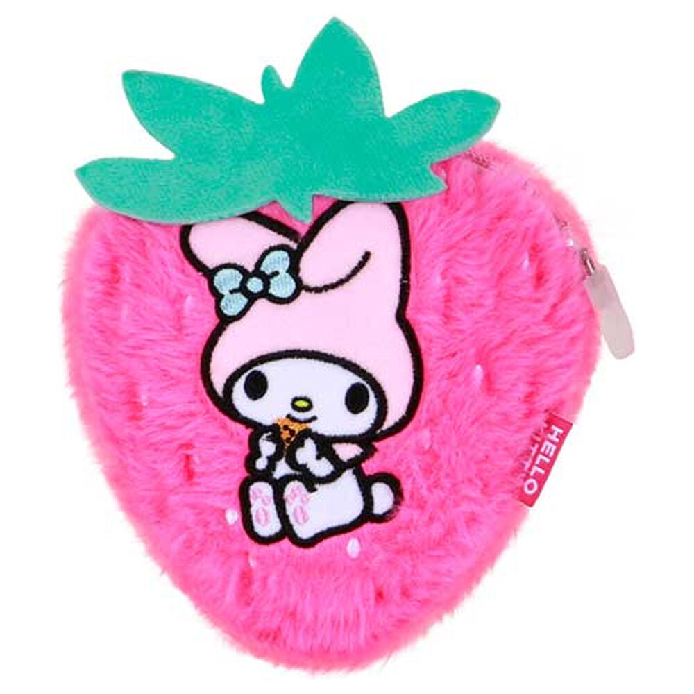 Monedero rosa con forma de fresa y My Melody - 2