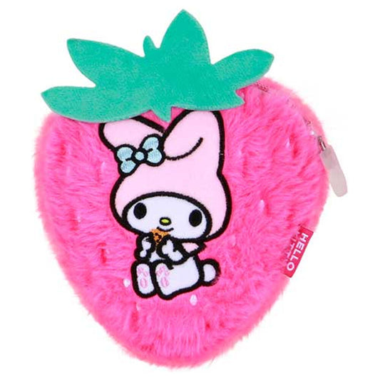 Monedero rosa con forma de fresa y My Melody - 2