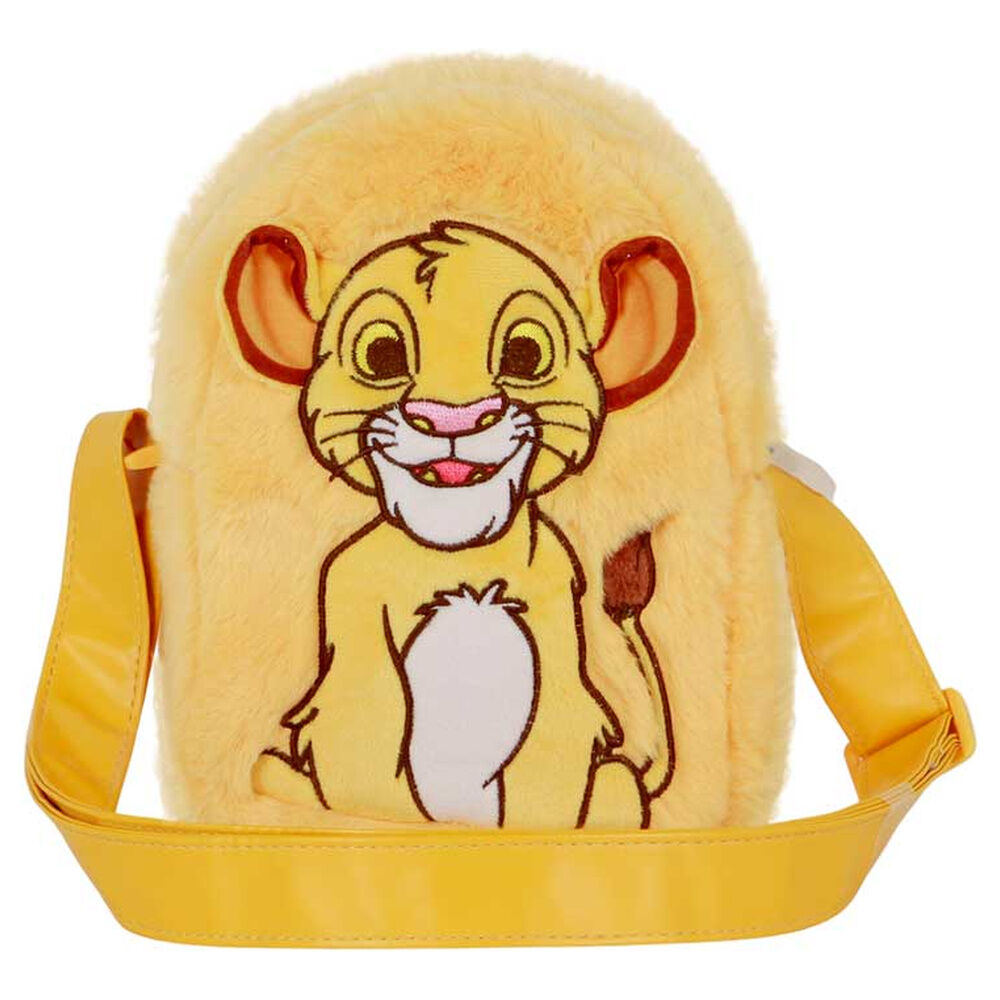 Bolso amarillo de peluche con Simba de El Rey León Disney - 2