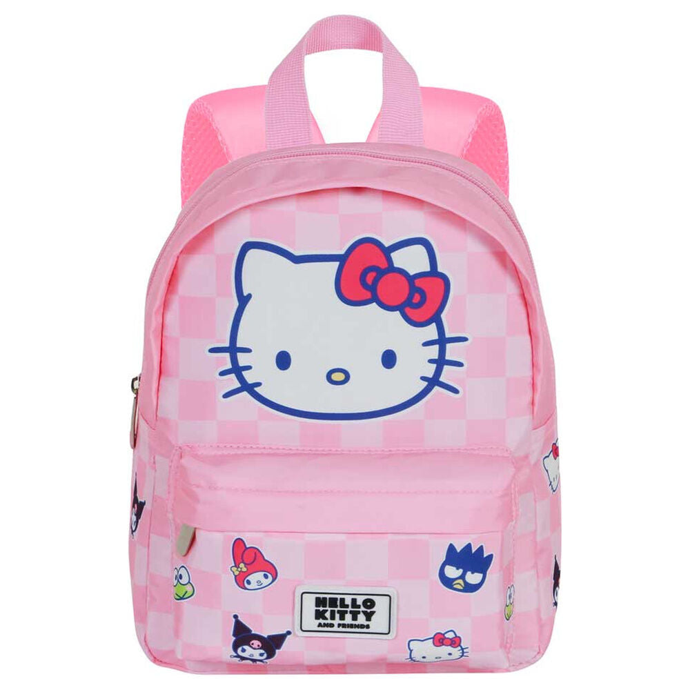 Mochila rosa Chess de Hello Kitty and Friends con bolsillo frontal - 2
