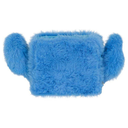 Monedero de peluche azul con el rostro de Stitch Disney - 3