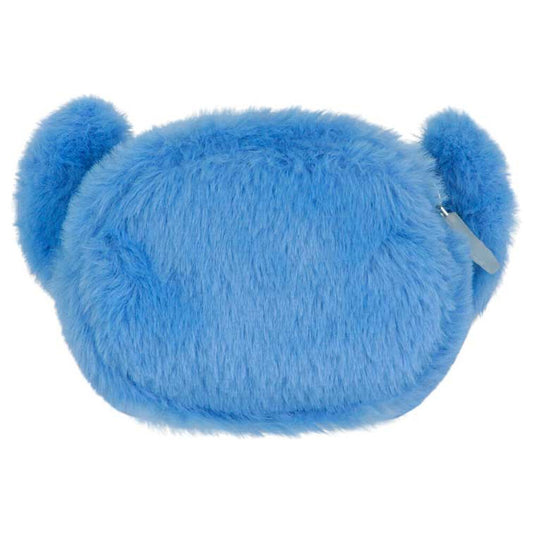 Monedero de peluche azul con rostro de Stitch Disney - 3