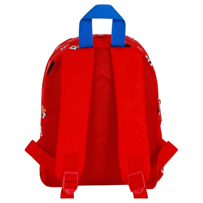 Mochila roja de Elmo de Barrio Sésamo con bolsillo frontal - 3