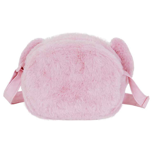 Bolso de peluche rosa de Angel Stitch Disney con correa - 3
