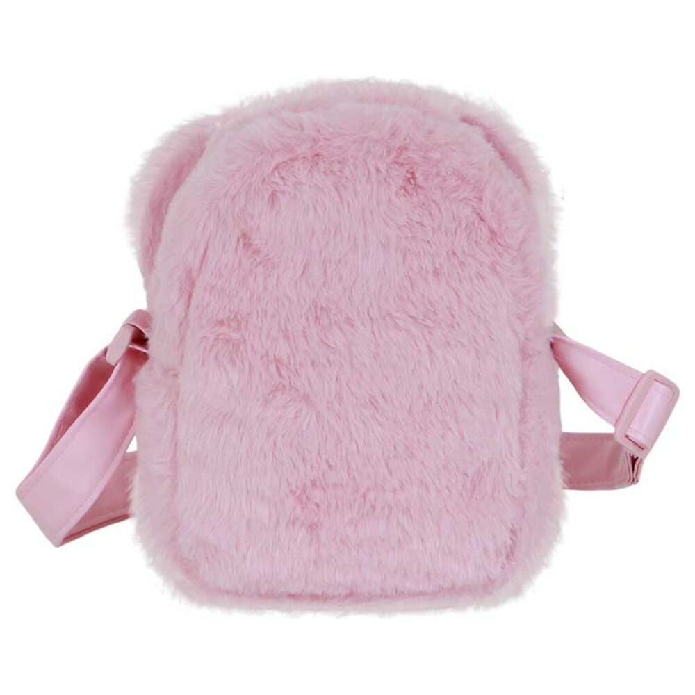 Bolso rosa de peluche Disney Stitch con Angel y corazón - 3