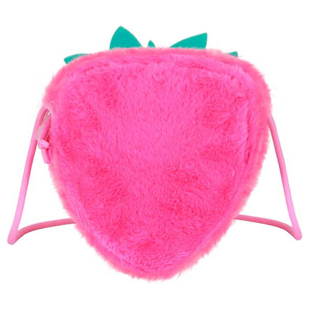 Bolso de peluche rosa con forma de fresa y diseño de Hello Kitty - 3