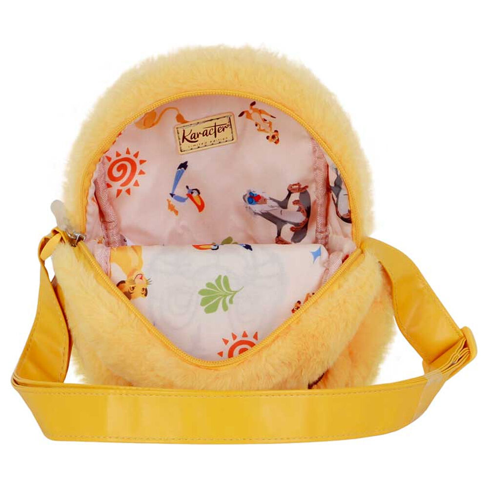 Bolso amarillo de peluche con Simba de El Rey León Disney - 4