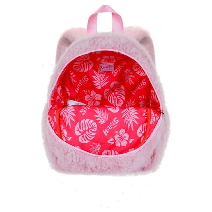 Mochila rosa de peluche de Angel con corazón fucsia de Disney Stitch - 4
