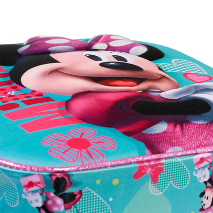 Mochila 3D turquesa y rosa de Minnie Disney - 4
