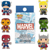 Blind box de pin Marvel Loungefly con diseños de superhéroes