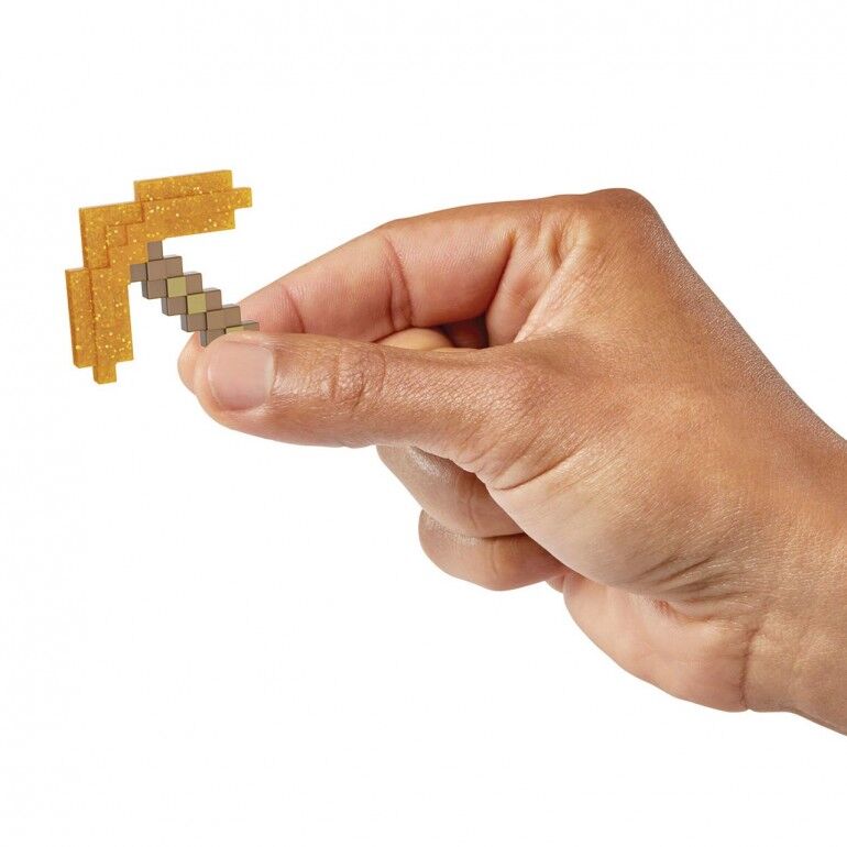 Cápsula sorpresa MGA Miniverse Make It Mini Minecraft con mini escena pixelada - 4