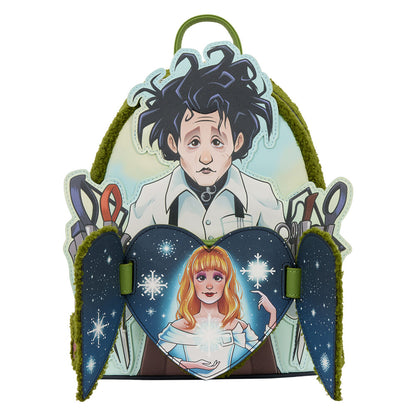 Mochila Loungefly de Eduardo Manos Tijeras con corazón floral - 2