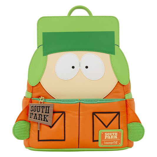 Mochila Loungefly de Kyle de South Park en verde y naranja