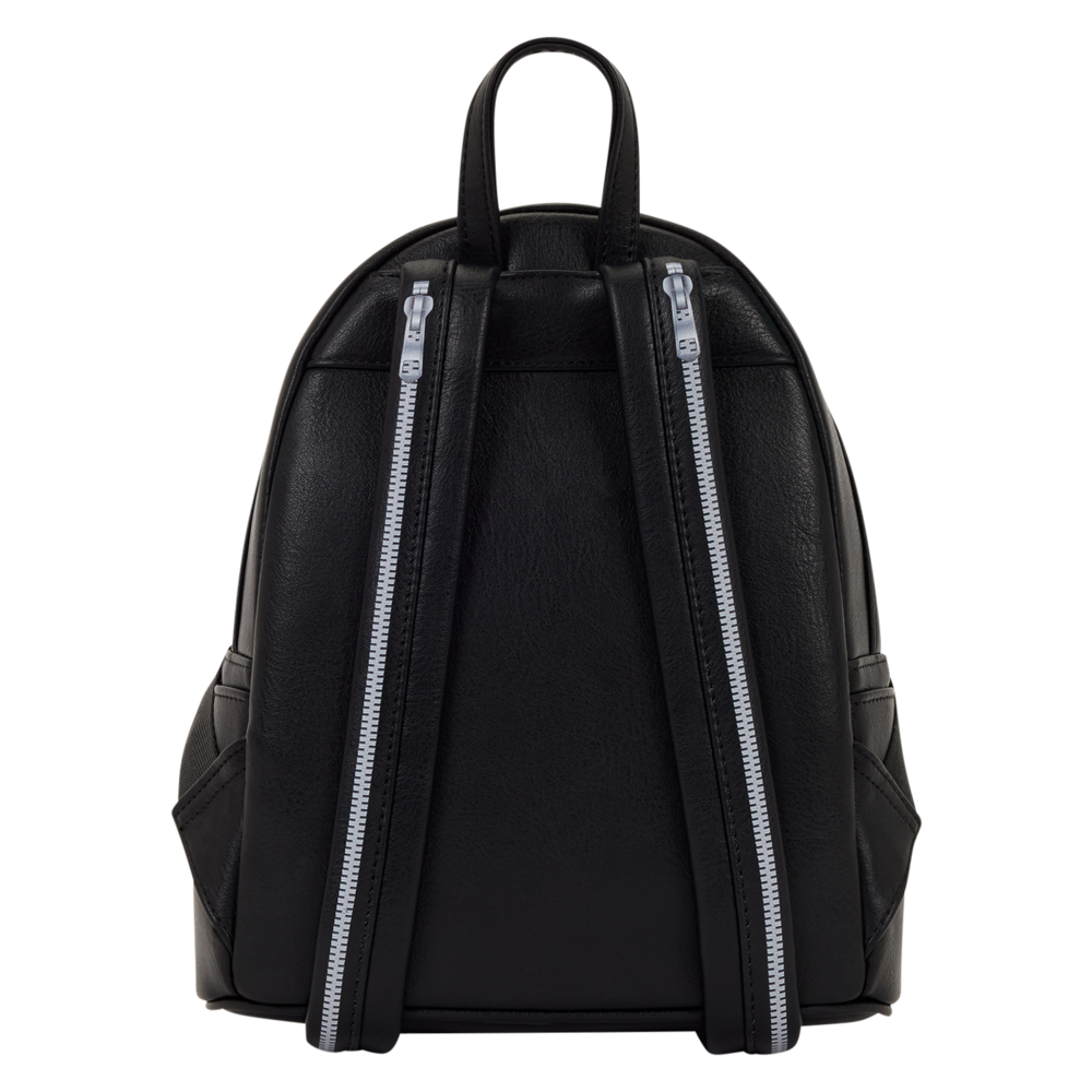 Mochila negra T-Birds de Grease Loungefly con logo blanco - 3